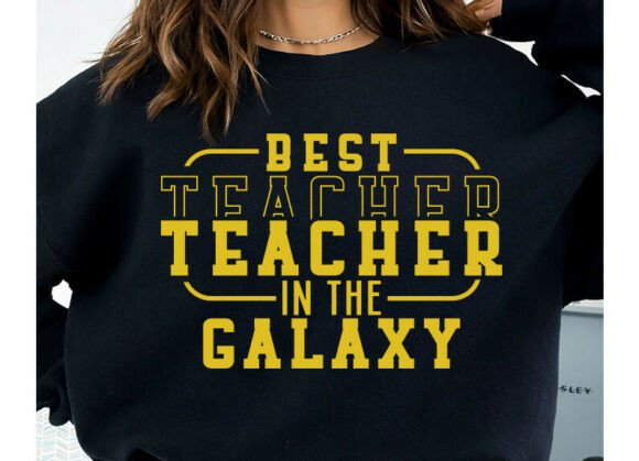 Best Teacher in the Galaxy SVG