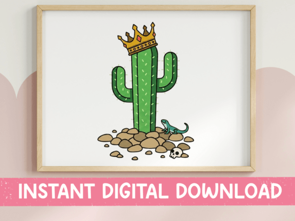 Crowned Cactus SVG: A Desert-Sharp Embroidery Design Worth Your Thread