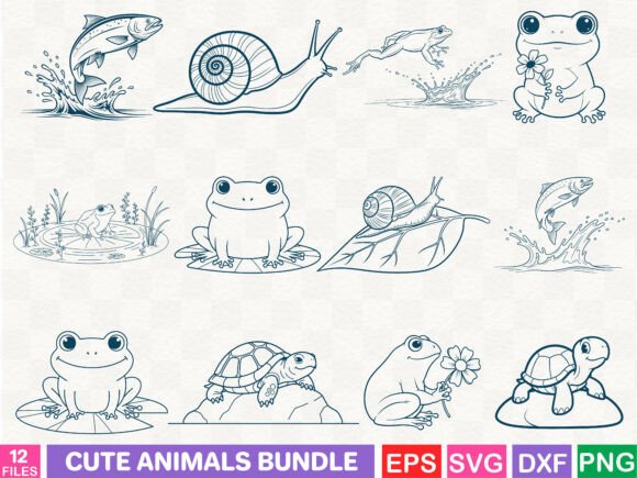 Cute Animals SVG Bundle