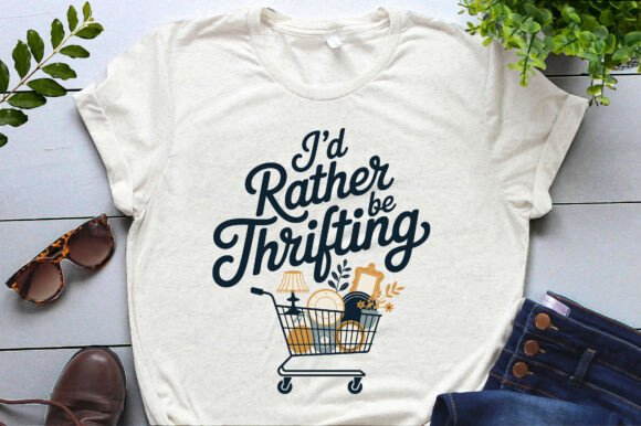 I’d Rather Be Thrifting PNG SVG EPS