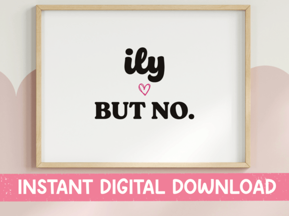 ILY but No SVG PNG