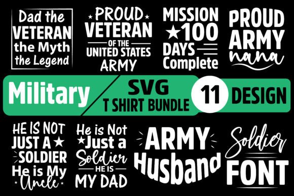 Military SVG Bundle 11 Designs