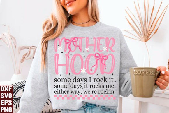 Motherhood Coquette Bow Checker SVG, PNG