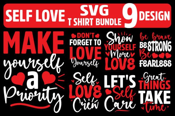 Self Love SVG Bundle 9 Designs