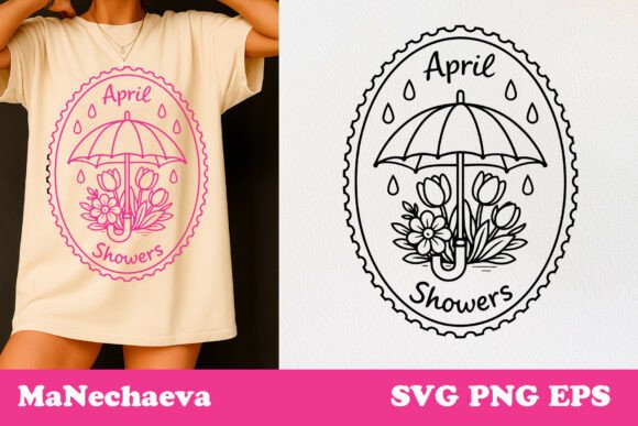 Spring Postal Stamp Floral SVG