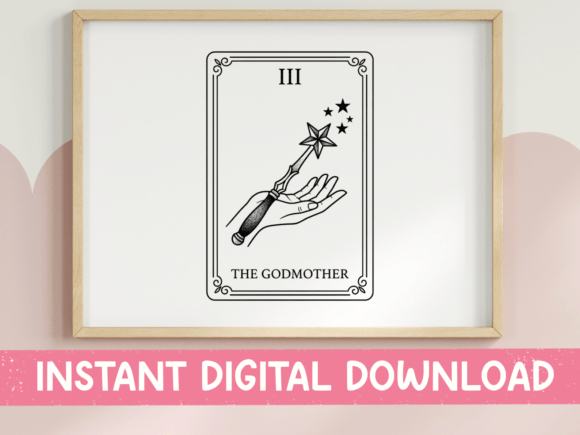 The Godmother Tarot Card SVG PNG