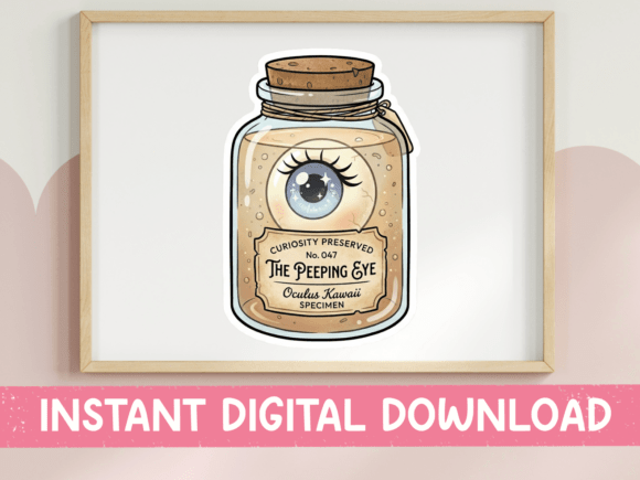 The Peeping Eye Oculus Kawaii SVG